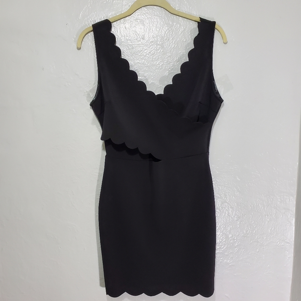 Tea and Cup Black Dress size Large